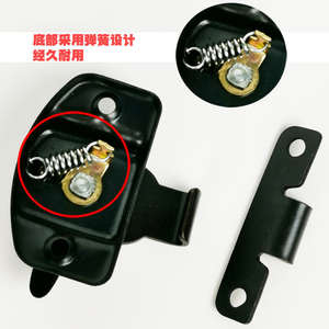 Loquet à crochet en alliage fer-zinc pour portes d'armoires, design industriel moderne, durable, installation facile, cuisine, salon, extérieur, hôtel - Product Image 5