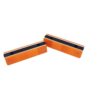 Delineador DE SEGURIDAD reflectante de ojos de gato de fabricante directo de fábrica amarillo y blanco para uso en carretera - Product Image 3