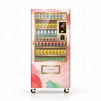 Distributeur automatique de boissons et de collations Yunyin T5 49 pouces avec écran tactile, refroidissement par compresseur, capacité personnalisable, garantie 1 an