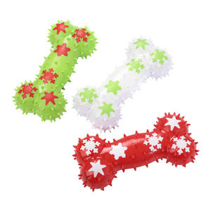 Produttore all'ingrosso denti puliti <span class=keywords><strong>bianco</strong></span> verde rosso natale <span class=keywords><strong>cane</strong></span> Tpr giocattoli - Product Image 4