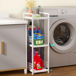 รถเข็นเก็บของอเนกประสงค์แบบปรับขนาดได้ 3 ชั้น - Product Image 5