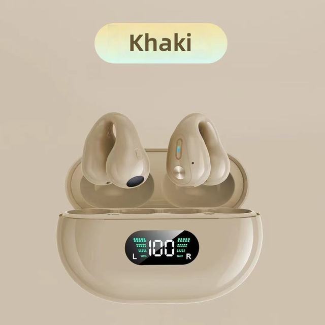 X22 Open Ear Wireless Earbuds Bone Conduction Headphones Digital Display Type C Sports Earbuds for Running