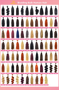 Vente en gros de cheveux vierges indiens naturels de couleur noire non traités en vrac Remy Cheveux lâches à ondulation profonde Extension de cheveux Vendeur - Product Image 5