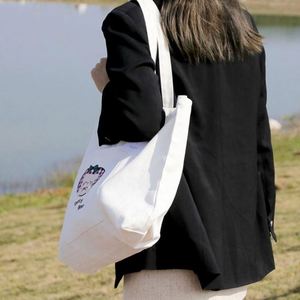 Promotional Cotton Customizable Reusable Shopping Bag Custom logo <b>Canvas</b> Custom Cotton <b>Canvas</b> <b>Tote</b> Bag with Pocket with Zipper - Product Image 5