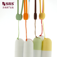 Botol Roll-on Plastik PCR Kosmetik Portabel 20ml 25ml Kustom, Penyegar Anti Gatal
