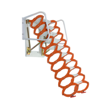Échelle en Aluminium échelle télescopique échelle murale pour loft orange GT-AL02