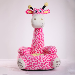 Ours en peluche géant pour enfants, coussin en peluche fait à la main, cadeau de canapé girafe animal rempli de coton pour enfants - Product Image 3