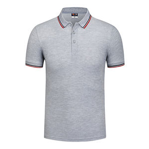 Logo de marque personnalisé, vente en gros, 40 fils, 180g, 100% Polyester, Original, vierge, <span class=keywords><strong>pas</strong></span> <span class=keywords><strong>cher</strong></span>, livraison directe, <span class=keywords><strong>Polo</strong></span> ample pour hommes - Product Image 4