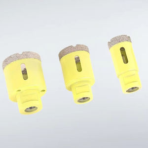 Ensemble de forets diamantés brasés M14 10 mm, modèle SP007, acier au carbone fritté, tige hexagonale, céramique, granit, marbre, trou pour évier/lavabo - Product Image 2