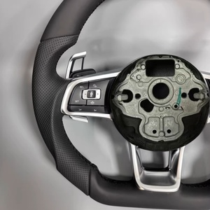 พวงมาลัยหนังแท้สำหรับรถยนต์ Volkswagen Golf POLO GTI GTD CC MK7 รุ่นอัพเกรด ขายตรงจากโรงงาน - Product Image 3