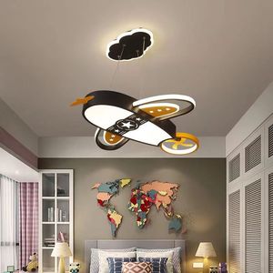 Lampadari da <span class=keywords><strong>Soffitto</strong></span> per Cameretta Bambini, Luci a Forma di Aeroplano, Lampadario Moderno Minimalista per Cameretta Bambino o Bambina - Product Image 3
