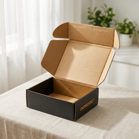 Caja de Cartón Corrugado con Logotipo Personalizado, Caja de Embalaje de Papel para Envíos, Caja de Embalaje de Cartón Plegable para Ropa