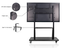 65 Smart Board Screen Lcd Pizarra interactiva inteligente con todo en uno Creen Pizarra magnética