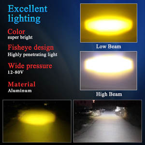 Nouvel arrivage Ampoules de phares de moto <span class=keywords><strong>Led</strong></span> DC12-80V Faisceaux de feux de croisement Projecteur blanc jaune H4 H6 <span class=keywords><strong>BA20D</strong></span> Phare de moto <span class=keywords><strong>Led</strong></span> - Product Image 5