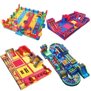 Fabriek Opblaasbare Speeltuin Op Koop Grote Kinderen Air Playgruond Opblaasbare Spelen Park Kids Opblaasbare Speelhuis Voor Volwassen