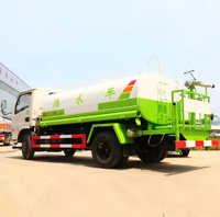 Camión Cisterna de Agua Diésel Dongfeng 4x2 Usado, Camión Cisterna de Segunda Mano con Alcance de Rociado de 12-16m, Emisión Euro 3 para Agua