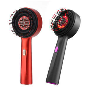 Peine Vibrador con Luz Roja para el Crecimiento del Cabello, Aplicador de Aceite para el Cuero Cabelludo, Masajeador de Cabeza, Anticaída - Product Image 1