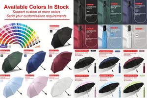 Promotional Folding <b>Umbrella</b> Personal Sunshade Custom Logo Compact Portable Rain Fully-Automatic <b>Windproof</b> Paper Material - Product Image 2