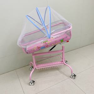 투명한 아기 침대 조용한 신생아 침대 모빌 & 높이 조절 가능 유아용 - Product Image 4