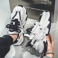 Nouvelle Arrivée Chaussures Décontractées Tendance Rehaussantes Loisirs Plein Air Course à Pied Hommes Baskets de Sport