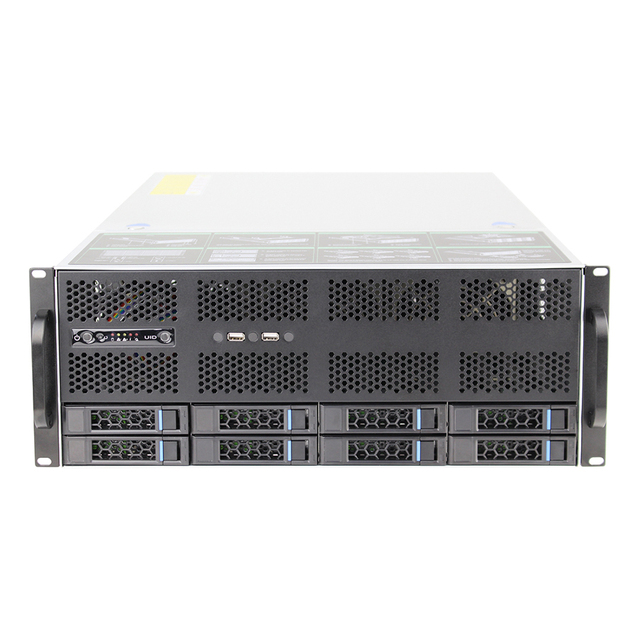 Hot Selling Xeon Scalable Gen3 Dual CPU 1600W PSU 4U 8-Bay 4GPU Rack Server Rtx 3080 4060 4090 DDR4 U.2 SSD 3-Year Warranty
