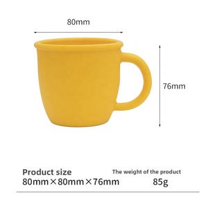 OEM ODM Bpa Free Food Grade Toddler Infant Training Food Snack Drink <b>Cup</b> <b>Non</b> <b>Spill</b> Sublimation Baby Silicone Mouthwash <b>Cup</b> - Product Image 5