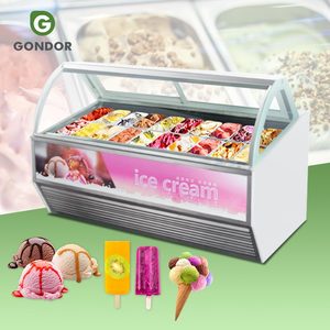 Vitrina Exhibidora Ultracongeladora Italiana Mini para Helados y Paletas, Refrigerador en Venta - Product Image 1