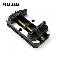 ZPP CV255125 Zero Point Clamping Manual Vise 20KN Gaya Penjepit Tinggi Kekakuan Tinggi Pengubahannya Cepat Perlengkapan CNC
