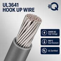 Câble en cuivre UL3641 OEM, fabricant de câbles, isolation en caoutchouc silicone haute tension et haute température pour connexion