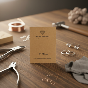 ป้ายติดต่างหูแบบกระดาษเคลือบพิมพ์ลายทอง <span class=keywords><strong>DELON</strong></span> Design พร้อมเคลือบฟิล์ม พิมพ์สกรีน สำหรับแสดงสินค้าเครื่องประดับ - Product Image 2