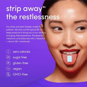 High Quality Private Label Sleep Oral Strip and Lysine Active Ingredients Promote Sleep Fall Improve Deep Sleep - Product Image 3