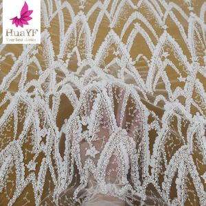 חם אופנה פורצלן לבן 3d חרוזים עם גדול קריסטל פאייטים הניצוץ חתונה תחרה כלה שמלת HY2102 - Product Image 4