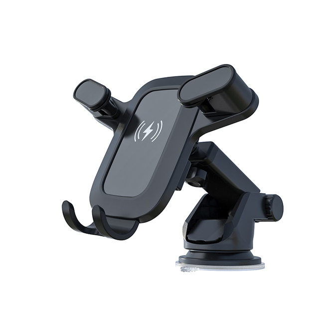 15W Fast Wireless Car Charger Mount Auto Clamping Dashboard Suction Cup Phone Holder in Stock