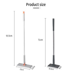 HOLAMOPA Auto Clamp Mop Head with Washable Pad and Disposable <b>Wipes</b> Multi Surface Use - Product Image 5