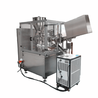 Machine de remplissage et de scellage automatique à piston pour tubes souples métalliques, pour savon liquide, nettoyant moussant pour le visage, lotion pour les mains, shampoing, après-shampoing