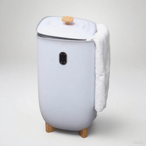 Seau chauffe-serviettes électrique portable Unité de chauffage compacte de grande capacité avec <span class=keywords><strong>minuterie</strong></span> Conception certifiée FCC - Product Image 1