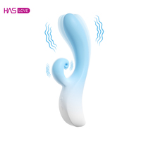 Vibrateur double tête LILO pour femmes avec fonction chauffante, masseur clitoridien et point G, rechargeable par USB, étanche IPX3, 10 fréquences