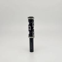 Outil de travail du bois fraisage coupe TCT carbure roulement tondeuse routeur peu avec couteaux remplaçables CNC spirale fond fraise