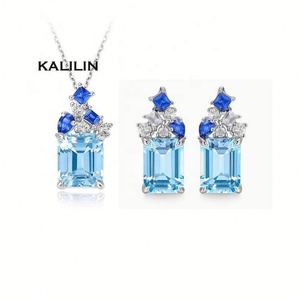 Parures de bijoux tendance en argent sterling 925 Topaz - Product Image 6
