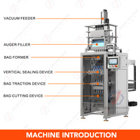 Machine d'emballage automatique de sachets à poudre à 4 voies