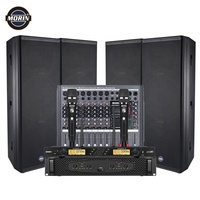 Système audio avec enceintes 600W 45Hz-20kHz, nouveau design, pour activités de plein air, DJ, discothèque, usage professionnel
