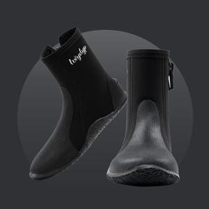 Sinodiving con cremallera, botas de cubierta de vela <span class=keywords><strong>marina</strong></span>, <span class=keywords><strong>zapatos</strong></span> de neopreno, botas de buceo para niña, niño y hombre - Product Image 2