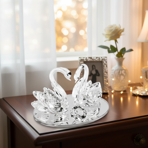 Cigni di Vetro: Eleganti Decorazioni in Cristallo (Scatola Non Inclusa) - Product Image 3