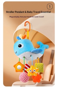 Plush Stroller Hanging <strong>Toy</strong> Bed Bell Rattle Baby <strong>Pushchair</strong> Soothing Car-Mounted &amp; Car Seat Wind Chime DP7970004 - Product Image 5