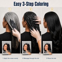 Krim Pewarna Rambut Permanen Bebas Amonia Kelas Premium Keratin Menutupi Uban Warna Tahan Lama Pasokan Langsung Pabrik Grosir