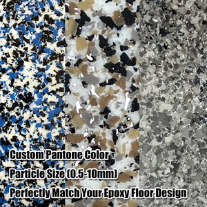 Venta Directa de Fábrica QIHANG, Escamas de Vidrio para Pisos Epóxicos, Escamas de Color para Pisos, Múltiples Colores Personalizables para Paredes Interiores/Exteriores - Product Image 6