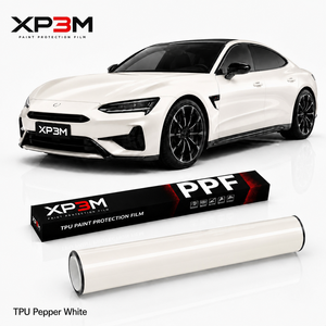 ฟิล์มกันรอยรถยนต์ XP3M Pepper White Gloss TPU สีขาวเงา 7.5 มิล ฟิล์ม TPU PPF ซ่อมแซมตัวเองได้ ฟิล์มกันรอยสีรถยนต์ PPF - Product Image 1