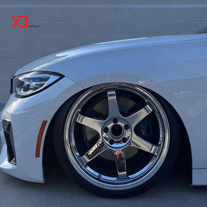 XD пользовательские 18 <span class=keywords><strong>19</strong></span> 20 21 22 дюймов кованые легкосплавные диски 5x114,3 5x120 хромированные моноблочные диски для E46 M3 G37 Evo TE37sl стиль - Product Image 4