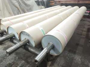 גלגל פוליאוריטן בהתאמה אישית, מחיר גלגלת גומי למינציה של נגרר סירות, גלגלת אוריתן תעשייתית למכונת דפוס - Product Image 6