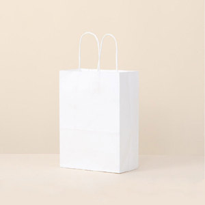 Bolsas de papel kraft impresas personalizadas de alta calidad, reciclables, para compras, ropa, regalos, comida para llevar, con su propio logotipo - Product Image 1